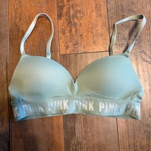 Women’s Victoria’s Secret PINK mint green wear everywhere bra bra size small